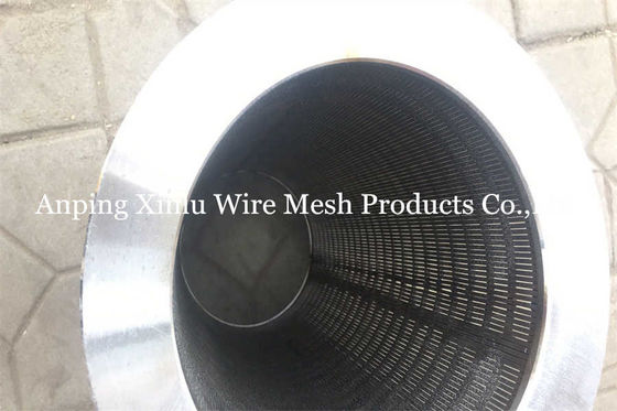 O fio de aço inoxidável Mesh Filter Self Cleaning do fio 304L da cunha V deu forma a OD 620mm