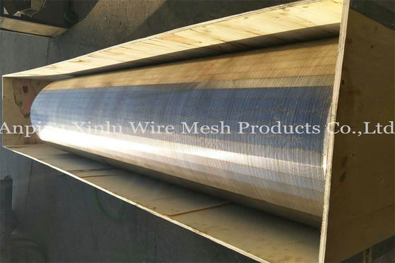 Johnson Rotary Sand Screen Cylindrical peneira Vee Wire Screens entalhe de 0,2 - de 2mm
