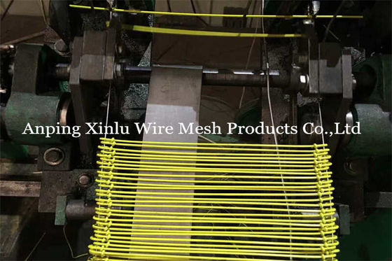 Fios de ligação de duplo laço de plástico amarelo 380mpa 16GA SAE1008 PVC revestido de rebar Twin Loop Binding Wire