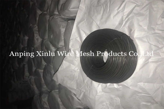 16 Gauge Negro Annealed Tie Wire Anti Corrosão 1mm - 2mm Diâmetro Double Loop Rebar Bonding Wire