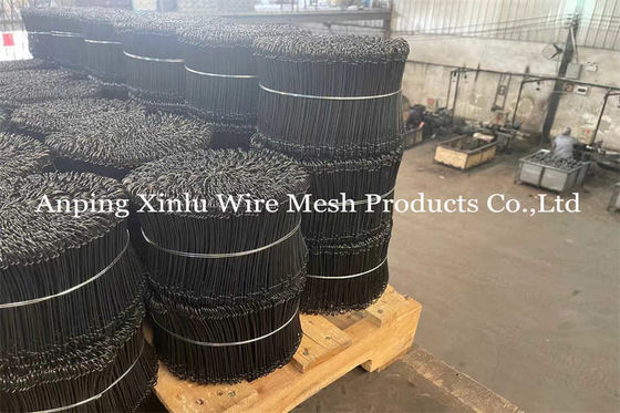 17 Gauge preto Annealed Coil Wire Tie 3000pcs por feixe de ligação 300 - 380mpa Bar Tie Wire