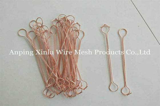 3 - 12 polegadas Metal Copper Twin Wire duplo loop Bar Tie 350 - 550mpa Anti-ferrugem galvanizado Rebar Tie Wire