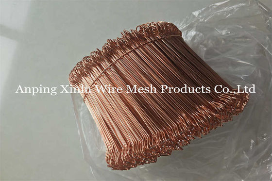 3 - 12 polegadas Metal Copper Twin Wire duplo loop Bar Tie 350 - 550mpa Anti-ferrugem galvanizado Rebar Tie Wire