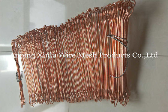3 - 12 polegadas Metal Copper Twin Wire duplo loop Bar Tie 350 - 550mpa Anti-ferrugem galvanizado Rebar Tie Wire