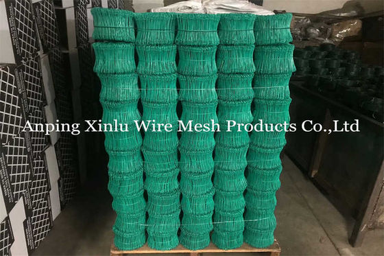 6 polegadas Double Loop Tie Wire Anti-Rust 1.0mm 16 Gauge PVC colorido revestido Baling Tie Wire