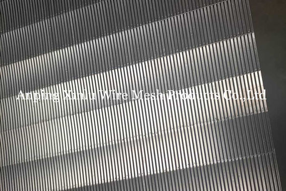 Entalhe de aço inoxidável 1x2mm da tela de filtro 0.05MM do fio da cunha para a peneira do amido