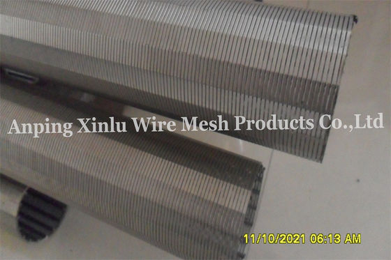 4&quot; tela do entalhe do poço de Johnson Wedge Wire Wrap Water rosquearam o encaixe para secar