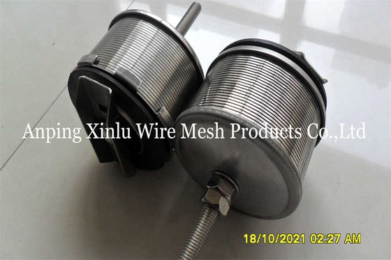 Bocal duplo DN 82mm Johnson Water Filter Strainer Nozzle da tela de fio da cunha do fluxo