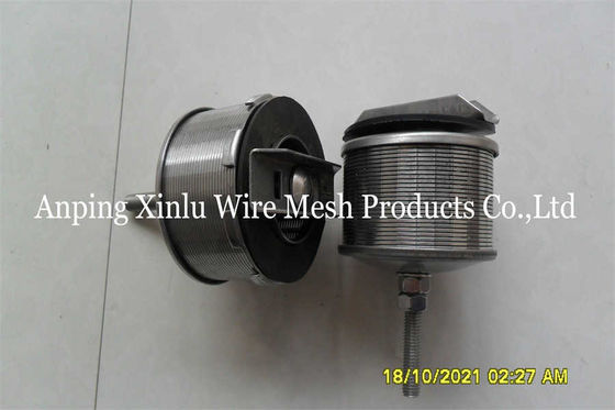 Bocal duplo DN 82mm Johnson Water Filter Strainer Nozzle da tela de fio da cunha do fluxo