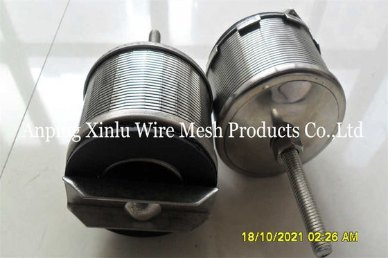Bocal duplo DN 82mm Johnson Water Filter Strainer Nozzle da tela de fio da cunha do fluxo
