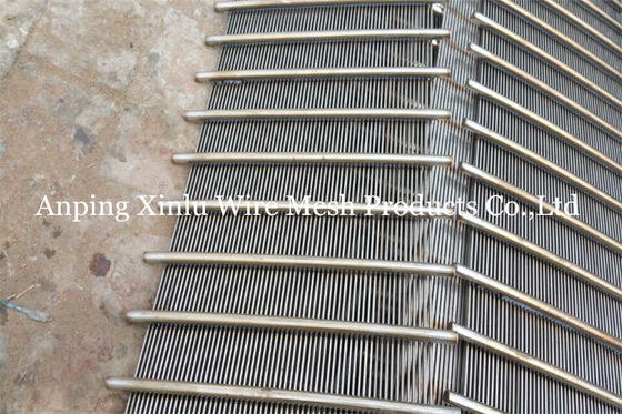 Painel liso Johnson Grating Filter Plate da tela de fio da cunha do entalhe dos SS Aisi 304 1mm