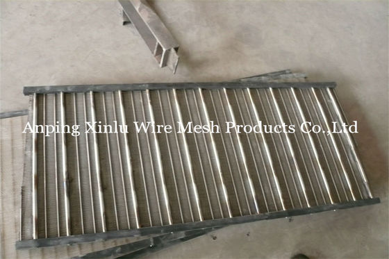 Painel liso Johnson Grating Filter Plate da tela de fio da cunha do entalhe dos SS Aisi 304 1mm