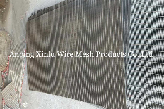 Soldadura de resistência elétrica entalhada de aço inoxidável de Vee Wedge Wire Screen Panel