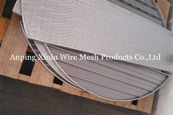 Soldadura de resistência elétrica entalhada de aço inoxidável de Vee Wedge Wire Screen Panel