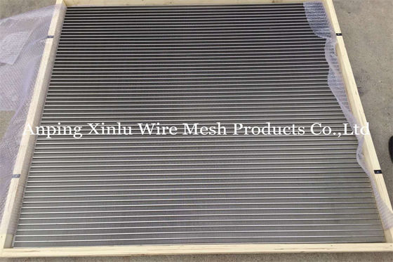 Soldadura de resistência elétrica entalhada de aço inoxidável de Vee Wedge Wire Screen Panel