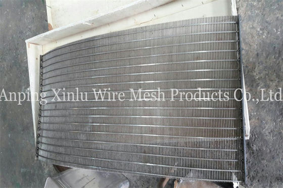 Soldadura de resistência elétrica entalhada de aço inoxidável de Vee Wedge Wire Screen Panel