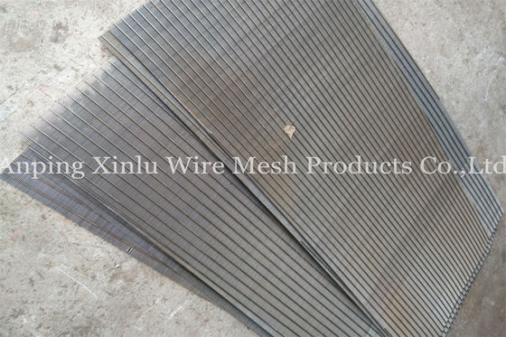 Soldadura de resistência elétrica entalhada de aço inoxidável de Vee Wedge Wire Screen Panel