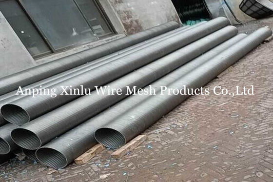 o comprimento SS de 6m classifica a galeria de 304 Vee Wire Screen Pipe Infiltration na entrada bem