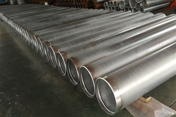 o comprimento SS de 6m classifica a galeria de 304 Vee Wire Screen Pipe Infiltration na entrada bem