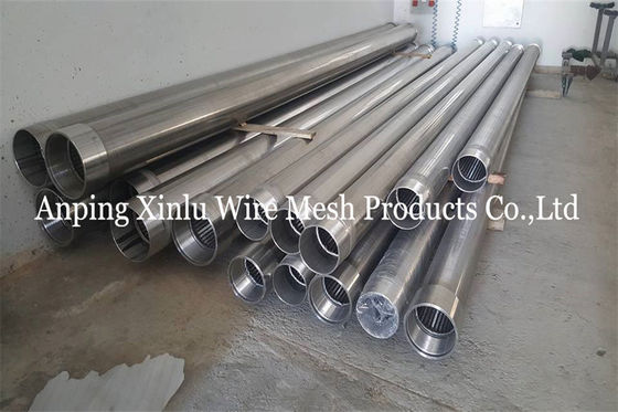 6-5/8” SS304 Johnson Wire Wrapped Screens Tubes para a água Wells
