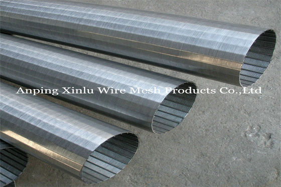 6-5/8” SS304 Johnson Wire Wrapped Screens Tubes para a água Wells