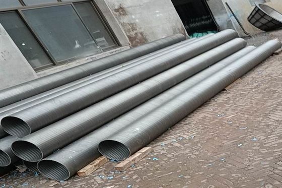 Poço de petróleo do fio da cunha - tamanho do API 20 da tela com Johnson Screen Pipe AISI 316L