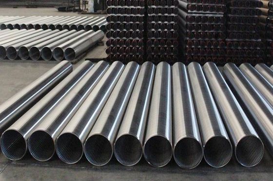 9-5/8” tubo galvanizado SS de Johnson Wire Screen Water Filter do envoltório da tubulação da tela de fio da cunha