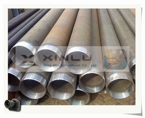 Baixa tubulação 6-5/8” 5.8m longos de Vee Wire Galvanized Dewatering Screen do carbono