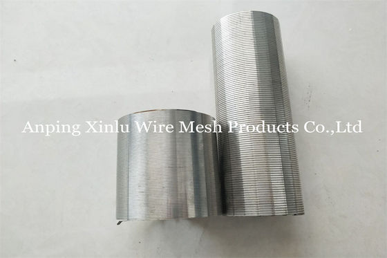 Tubulação do entalhe 35-100 Mesh Johnson Type Vee Wire Screen do filtro DN200