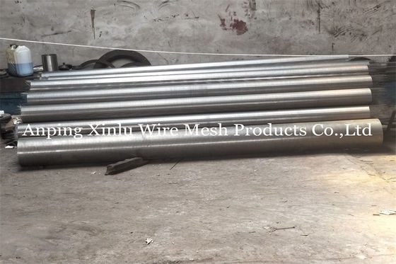 304 Johnson 200 mm de diâmetro de aço inoxidável ecrãs de fenda contínua para tubo profundo bem