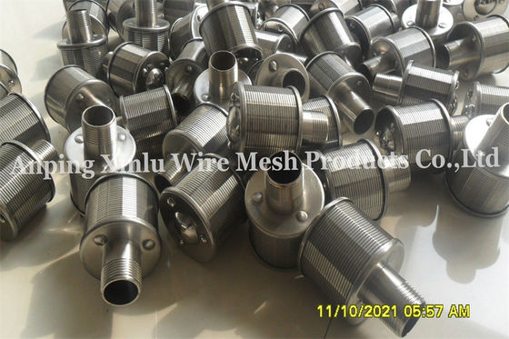 Bocal de aço inoxidável de Johnson Wedge Wire Water Screen para o filtro de areia