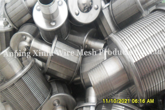 Bocal de aço inoxidável de Johnson Wedge Wire Water Screen para o filtro de areia