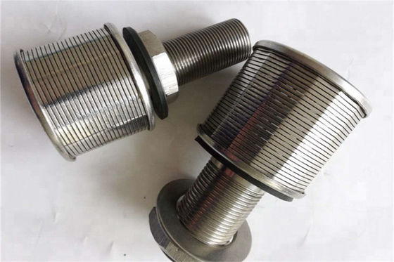 Única taxa 1 Ton Water Filter Nozzle de JOhnson Wire Screen Nozzle Flow do tubo