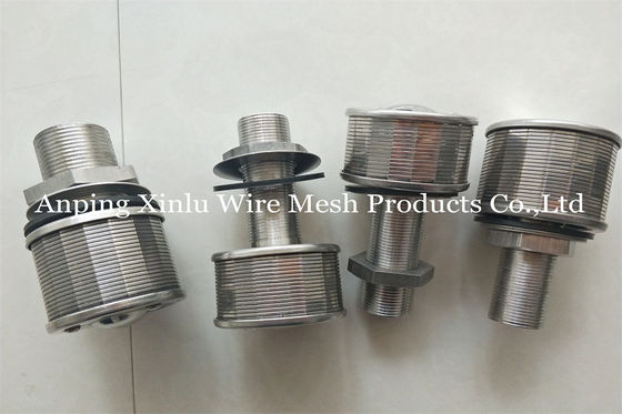 Bocal de aço inoxidável de Johnson Wedge Wire Water Screen para o filtro de areia