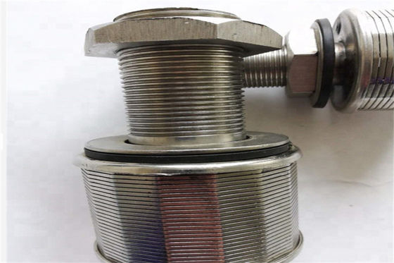 Única taxa 1 Ton Water Filter Nozzle de JOhnson Wire Screen Nozzle Flow do tubo