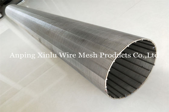 Fio Johnson Screen Slotted Filter Pipe de 300 mícrons V para o poço de água