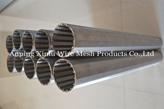 Poço de água da tubulação de Johnson Vee Wire Continuous Slotted Casing do filtro 95 do motor - tubo da tela