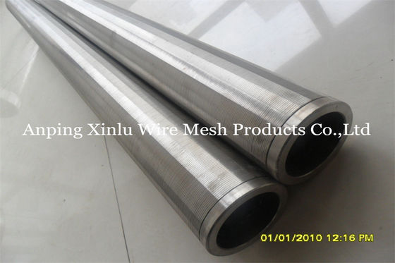 Poço de água da tubulação de Johnson Vee Wire Continuous Slotted Casing do filtro 95 do motor - tubo da tela