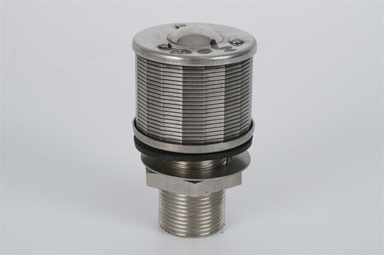 Diâmetro de aço inoxidável da linha 57mm do Npt do bocal da retenção dos meios do fio da cunha 316L