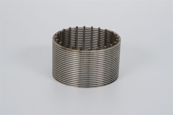 Diâmetro de aço inoxidável da linha 57mm do Npt do bocal da retenção dos meios do fio da cunha 316L