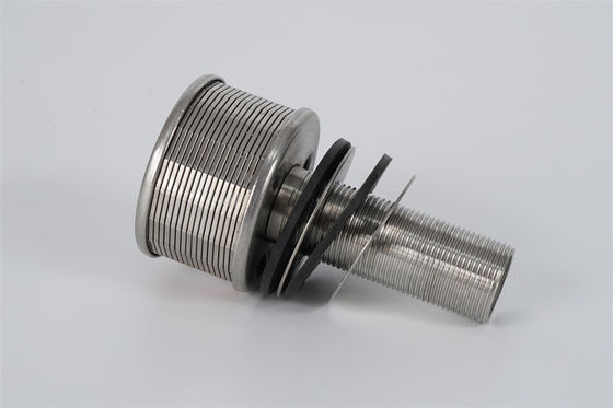 Diâmetro de aço inoxidável da linha 57mm do Npt do bocal da retenção dos meios do fio da cunha 316L