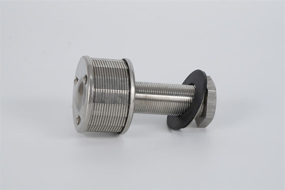 Diâmetro de aço inoxidável da linha 57mm do Npt do bocal da retenção dos meios do fio da cunha 316L