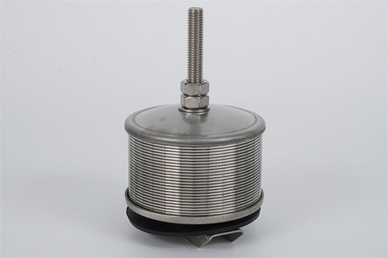 do filtro dobro dos SS Johnson Screen Nozzle Wedge Wire do fluxo de 82mm bocal inferior falso