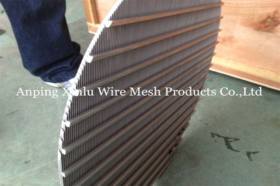 Painel do diâmetro 500mm Johnson Wedge Wire Screen Flat para a filtração e a secagem de grão