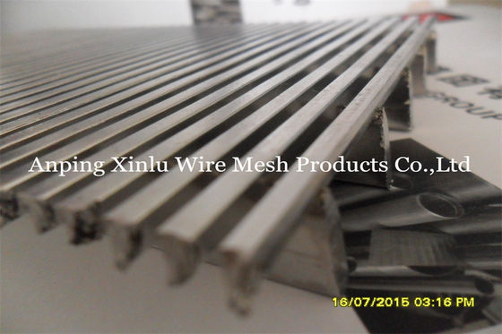 Painel do diâmetro 500mm Johnson Wedge Wire Screen Flat para a filtração e a secagem de grão