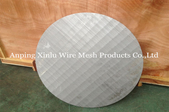 Painel do diâmetro 500mm Johnson Wedge Wire Screen Flat para a filtração e a secagem de grão