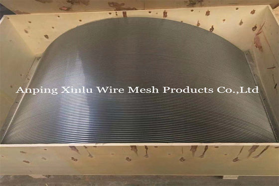 Entalhe 0,04&quot; painel de Johnson Vee Wire Screen Plate Flat para o tratamento da água de Weaste