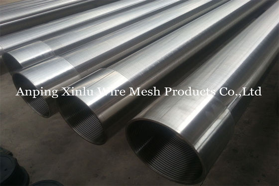 8-5/8&quot; 50bar de aço inoxidável 304/316 Wedge Wire Water Well Screen Pipe para abastecimento de água