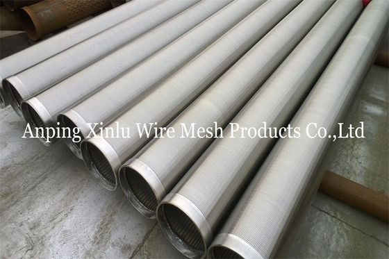 8-5/8&quot; 50bar de aço inoxidável 304/316 Wedge Wire Water Well Screen Pipe para abastecimento de água