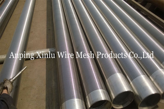 8-5/8&quot; 50bar de aço inoxidável 304/316 Wedge Wire Water Well Screen Pipe para abastecimento de água